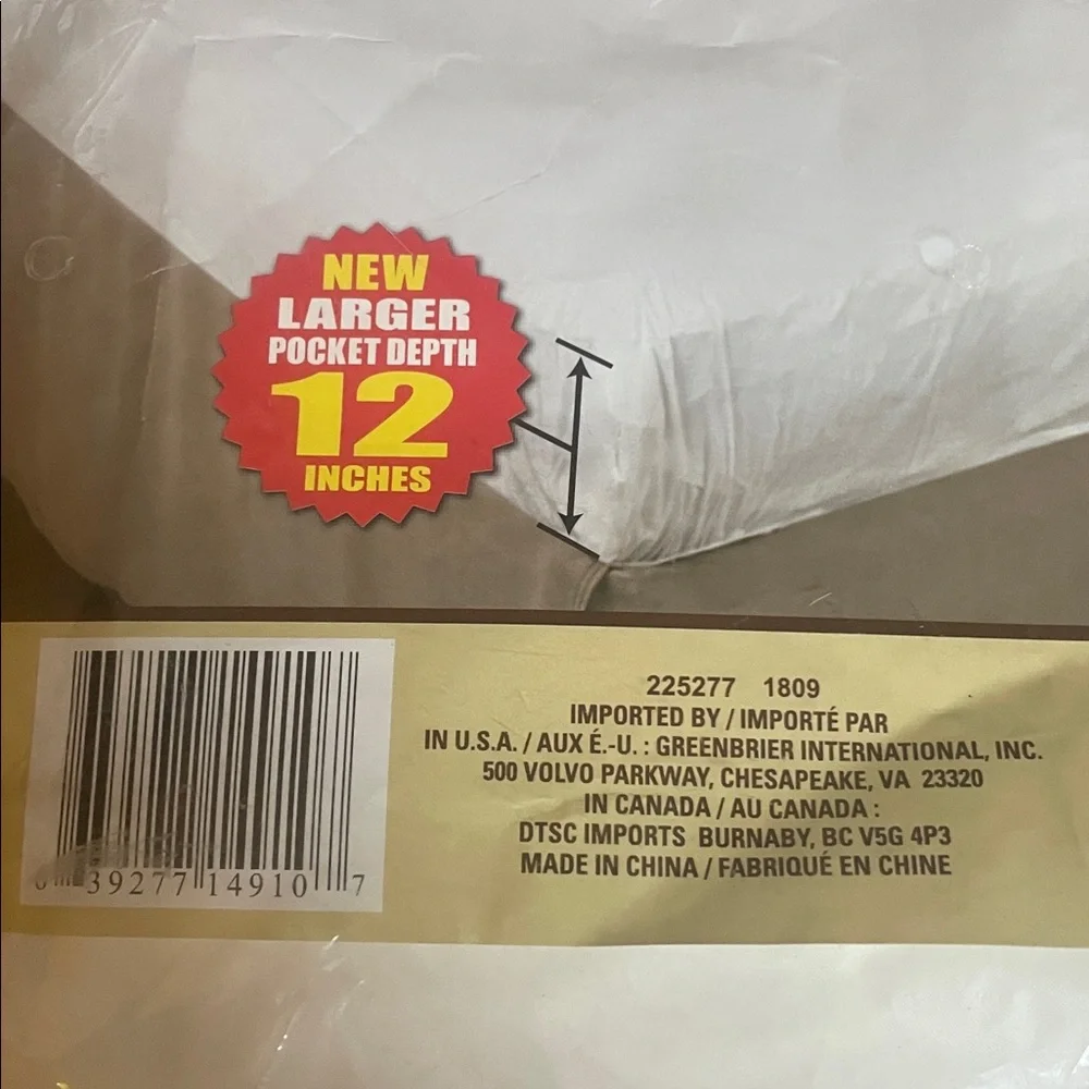Deep Depth Full Size Matress Cover